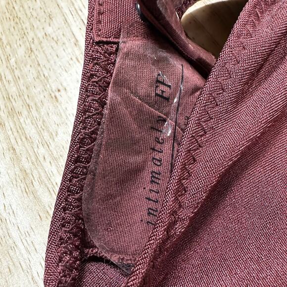 Free People Night Owl Bodysuit in Nutmeg Women's Size Medium New With Tags - Picture 7 of 12